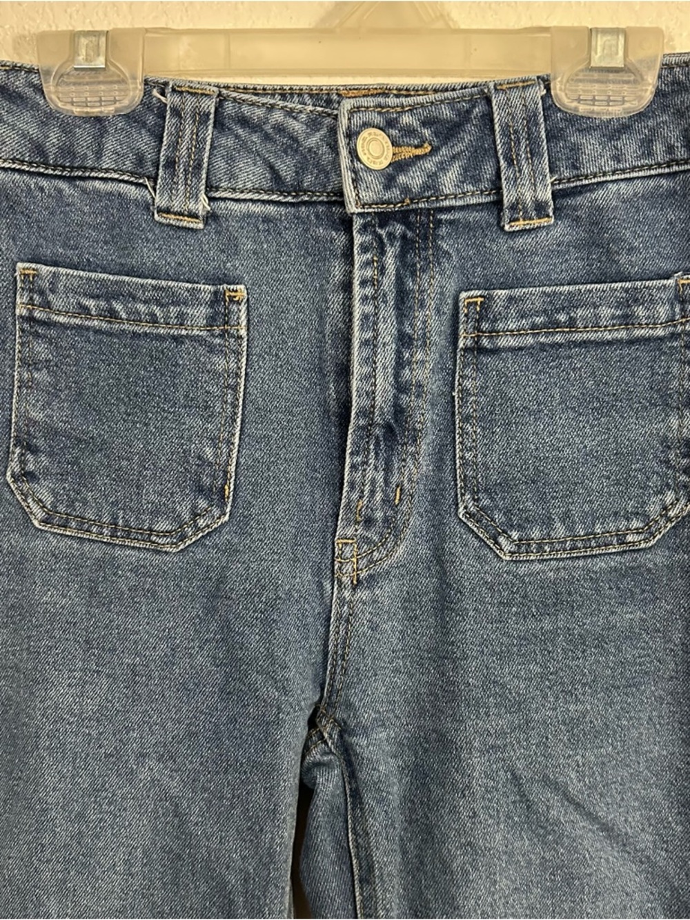 RSQ Gwen High Rise Patch Pocket Flare Leg Jeans - Picture 3 of 8